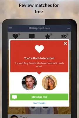 MilitaryCupid Military Dating android App screenshot 1